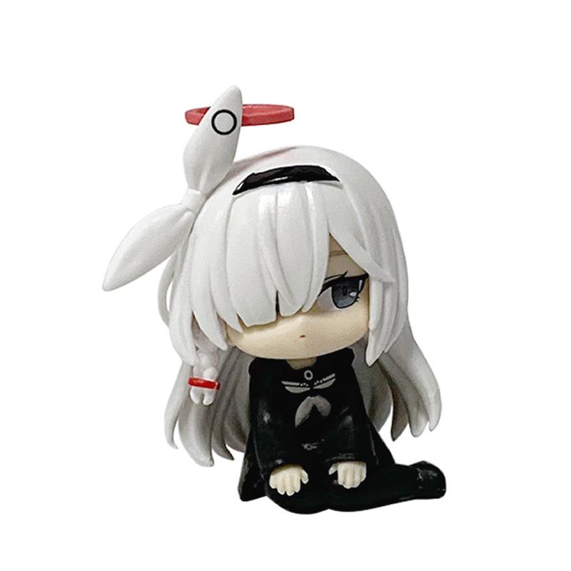 In Stock Blue Archive Plana Arona Figure Anime Collect Characters Ornaments Cute Cartoon Festival Christmas Gift PVC Poseable Articulated Scale