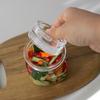 Heavy Wide Mouth Mason Jar Lid Transparent Cheese Fermentation Lid  Home Brewing