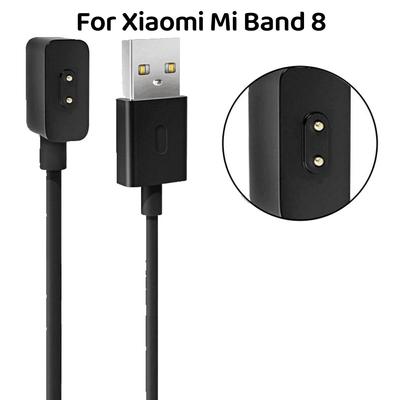 Xiaomi Mi Band 8 için manyetik şarj cihazı MiBand 8 Mi8 MiBand8 şarj kablosu hattı için USB şarj adaptörü kablosu