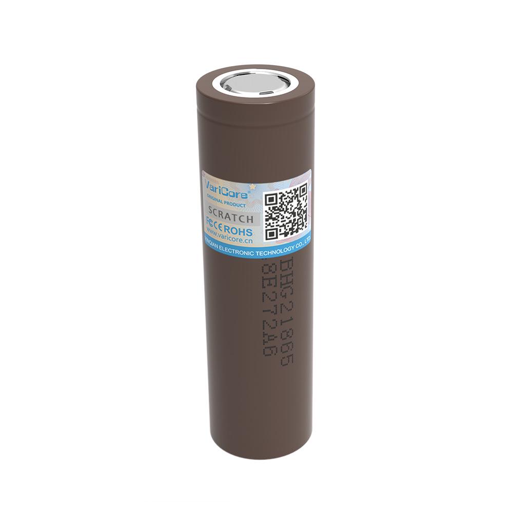 VariCore 3.7V 3000mAh 18650 Lithium Battery with Nickel Tabs, 15A Discharge