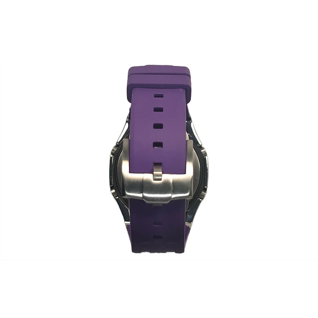 CASIO Men Liquid Crystal,Analog Dual Display Series 44mm Purple Watch GA-2100SKE-7A(Watch3--)