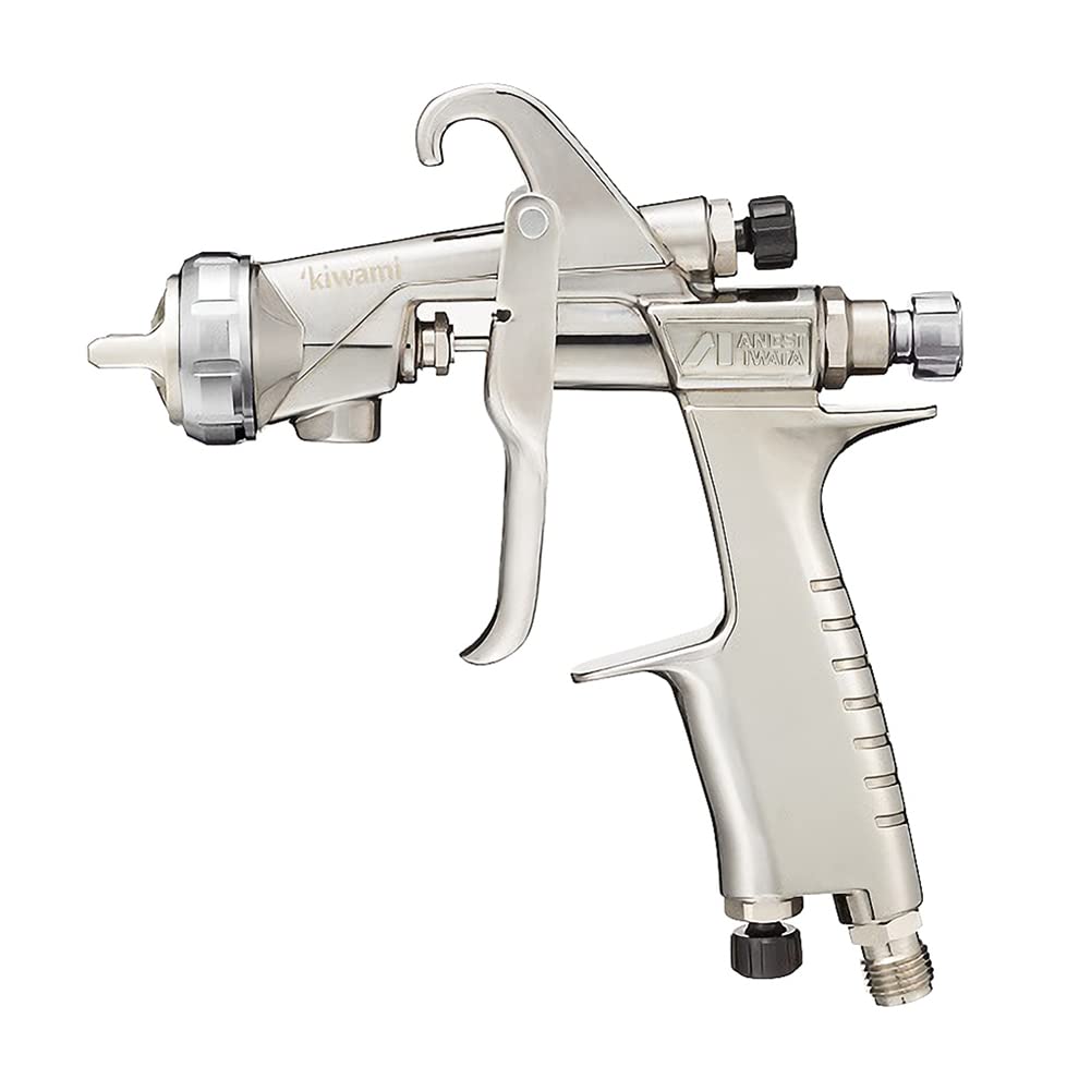 

Anest Iwata KIWAMI Gun Series Spray Silver Gravity-Fed Gun, 1.6mm Diameter, KIWAMI-1-16B2,