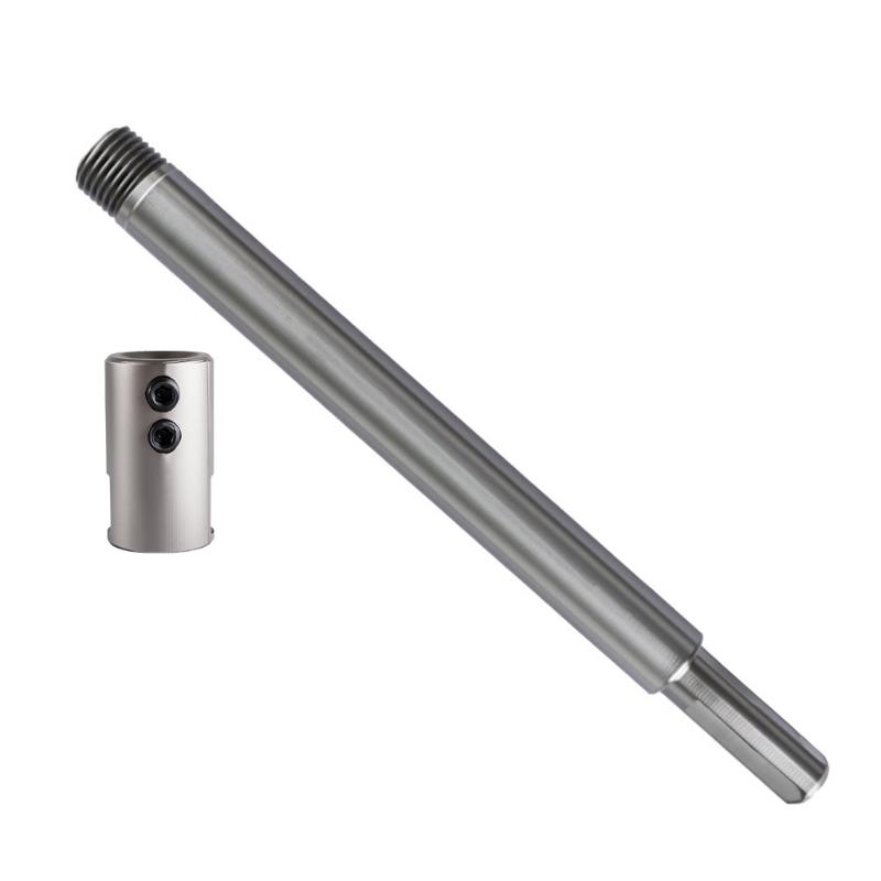 

Professional Triangular Adapter Extension Rod With Screw Fixation High Strength For Secure Drilling Power Accessories 150mm