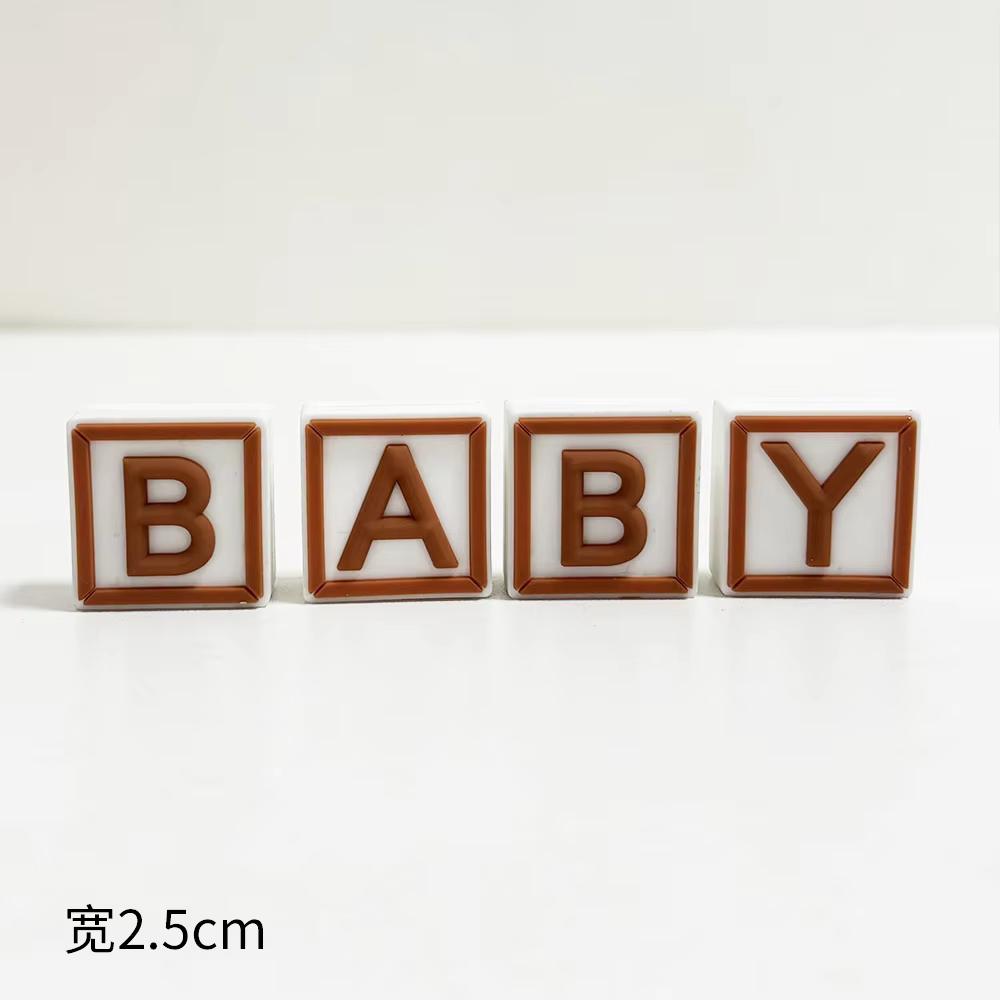 

3D Мишка HAPPY BABY Алфавит Топпер для торта Мишка DIY Украшение для торта Торт на детский праздник Топпер для торта для вечеринки