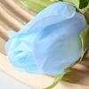 2 Pcs Artificial Rose Flowers Long Stem Fake Silk Rose Bud with Leaves for DIY Wedding Bouquet Table Centerpiece Home Decor