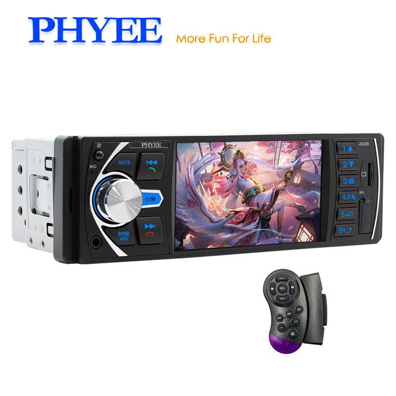 

Автомобильное радио Bluetooth, 1 Din, MP5-плеер, громкая связь, USB TF Aux FM стерео, пульт ДУ на руле, камера заднего вида, головное устройство 4022B