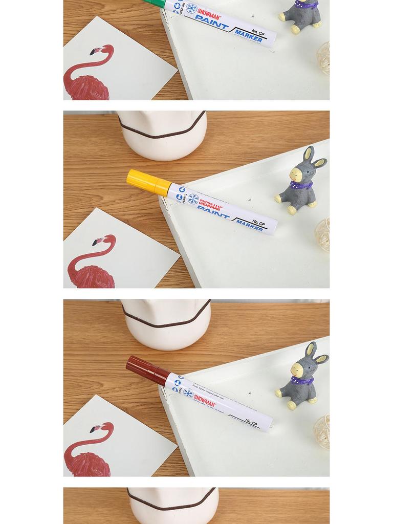 Japan Yeti Waterproof Alcohol-Resistant Paint Marker, 1.5-3mm, Fade-Proof, Low Halogen