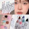 MYHO Iridescent Pearl White Shimmer & Punk Smoky Black Eyeshadow Stick