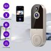 Wireless Video Doorbell Camera, AI Human Detection, 2-Way Talk, Night Vision, Cloud Storage,  Indoor Outdoor Surveillance