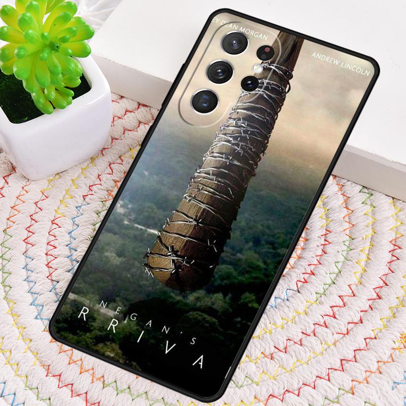 Negan The Walking Dead Silicone Phone Case For Samsung Galaxy note 10 pro S26 S25 S24 S23 S22 S21 Plus S25Ultra Capa Cover