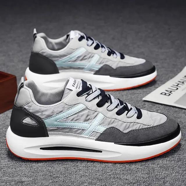 Men's shoes sports running board shoes net red one pedal beanbean soft bottom tide shoes driving  new spring