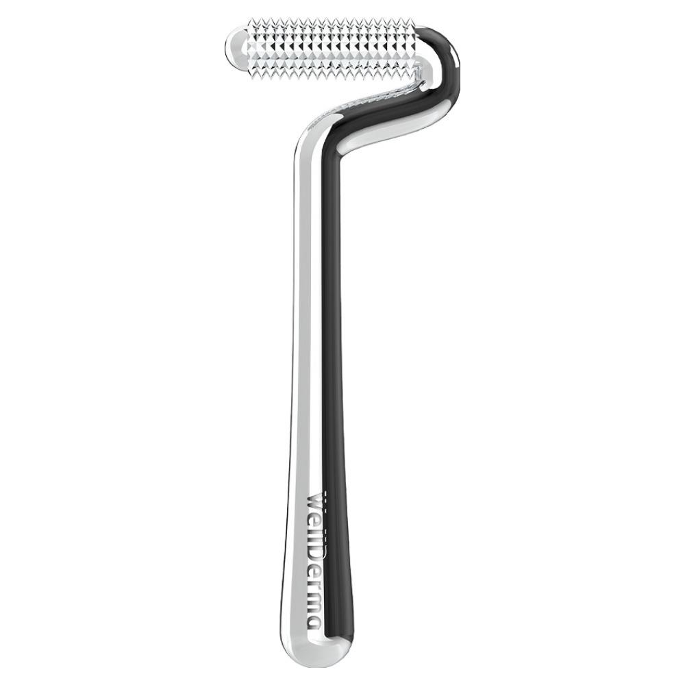 

WELLDERMA Face Lifting Needle Shot Roller Facial Massage & Skin Care Tool Silver 1pc
