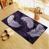 2025 New Purple feathers Carpet Rug for Living Room Bedroom Home Sofa Decoration,Kids play Non-slip Floor Mat