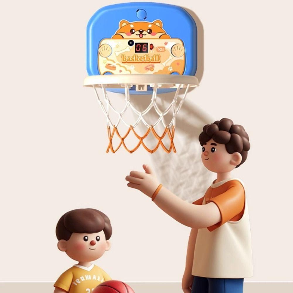 Scorable Scoreboard Toddler Basketball Hoop Cartoon Animal Mini Basketball Hoop  Outdoor Sports