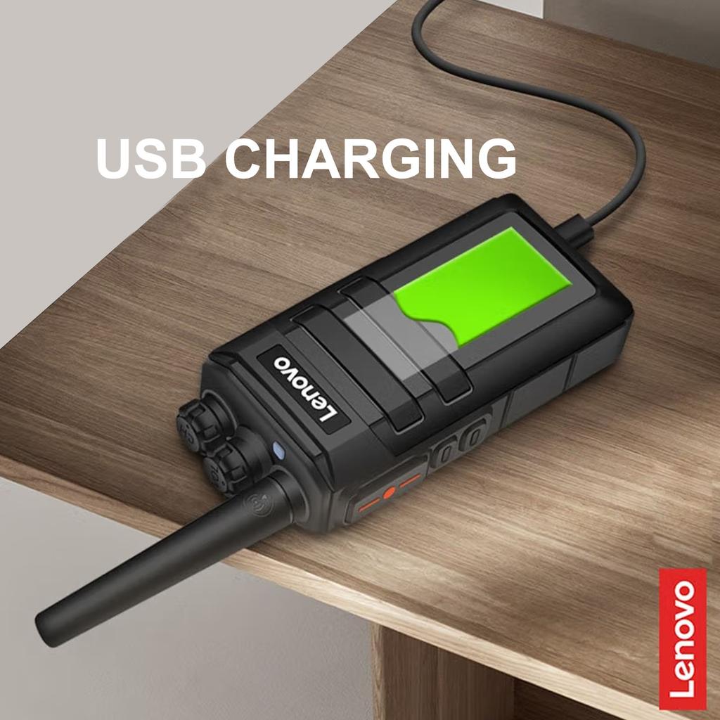 Lenovo N7 Walkie Talkie 16kanálový profesionální FM transceiver ruční dvoucestná radiostanice dobíjecí