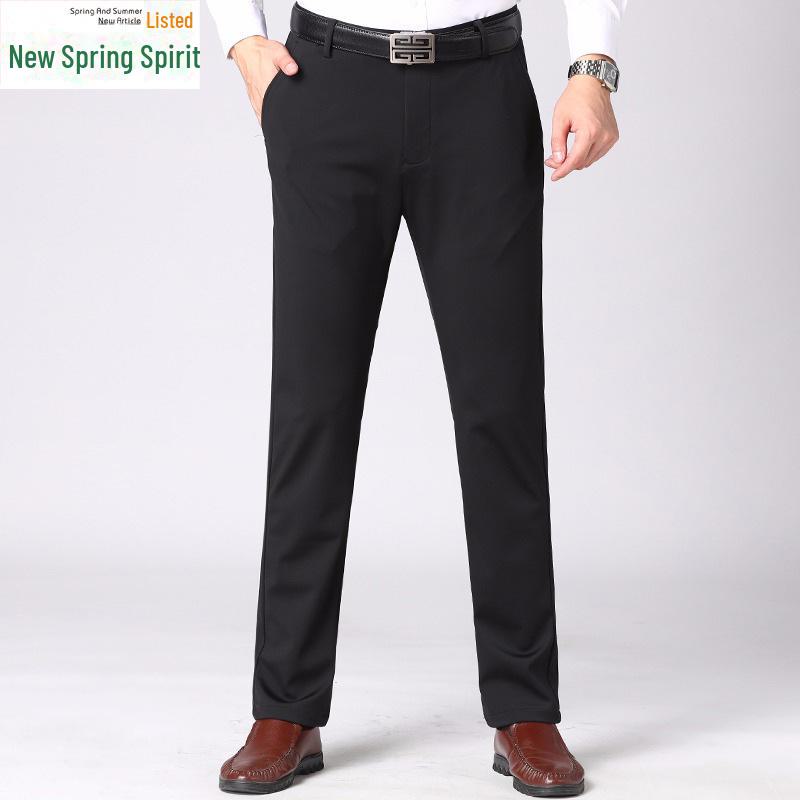 

Мужские эластичные брюки прямого покроя на весну/лето 36 [35-inch waist]