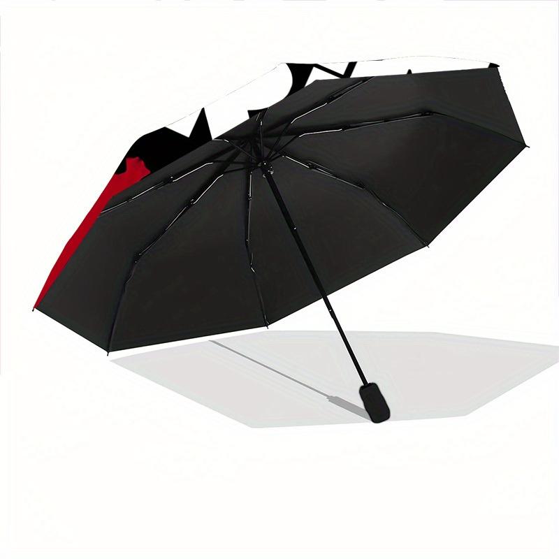 1pc Linkin Park Automatic Folding Cute Umbrella, 8 Ribs for All-Season Use, Portable for Travel & Outdoor Activities063