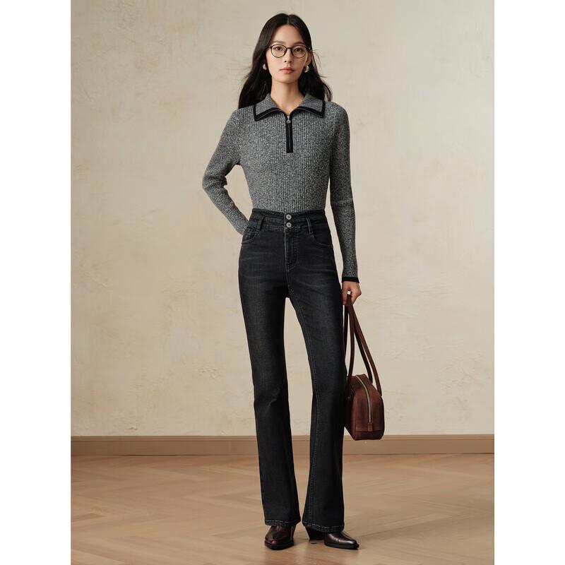 

JZ ANNACOLLE Women s Fleece-Lined Bootcut Jeans S