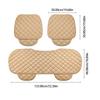 Universal Anti-slip Warm Winter SUV Car Seat Cover Cushion Front Rear Flax Cushion Breathable Protector Mat Pad Auto Accessories