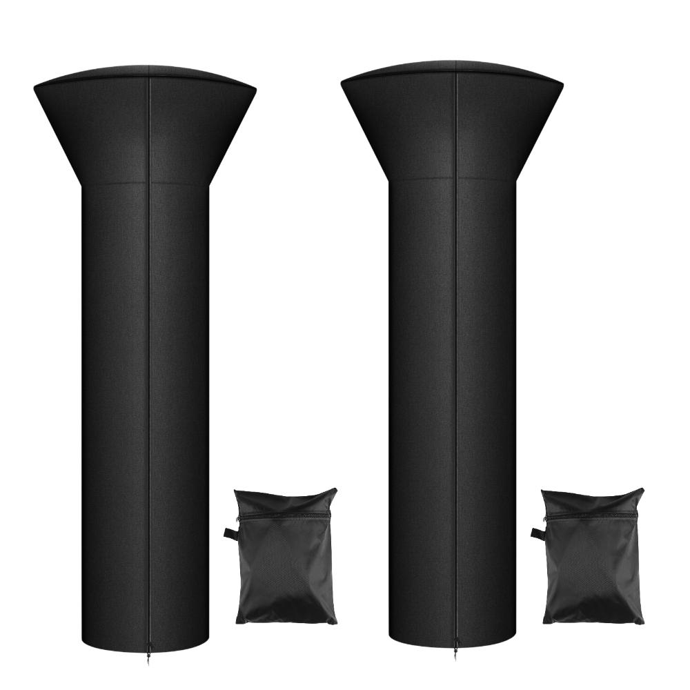 Waterproof Patio Heater Covers Umbrella Heater Cover Garden Furniture Protector All-Purpose Dust Cover with Zipper & Storage Bag