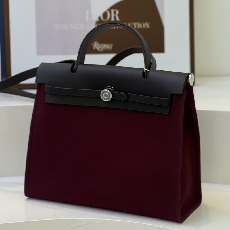 2026 / Nuova Collezione 2531 Pelle Con Tela E Borsa In Pelle Borsa A Mano Singola Spalla Borsa A Tracolla Vera Pelle Con Borsa In Stoffa