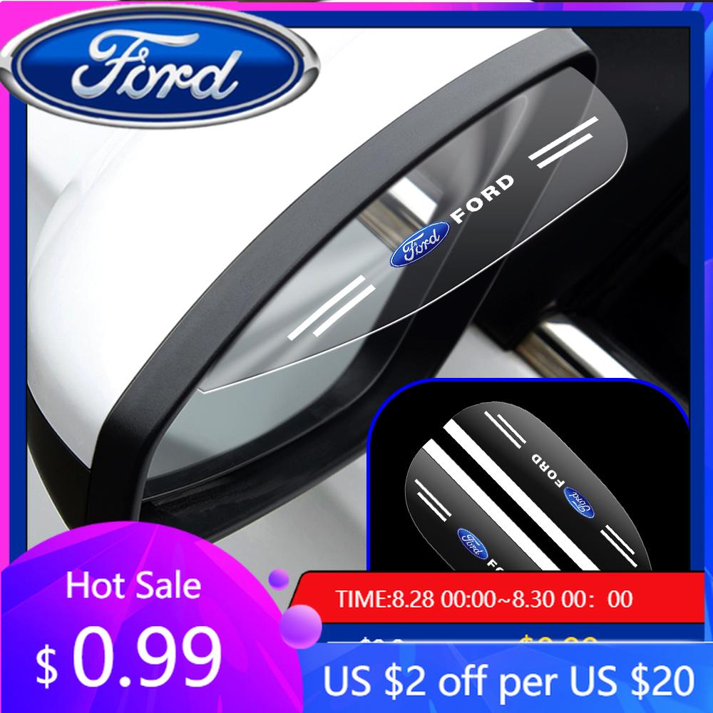 Nuovo adesivo per auto 2026 2 pezzi Sopracciglio visiera antipioggia specchietto retrovisore laterale posteriore auto Accessori auto per Ford Fiesta Focus 2 Mk3 Mondeo Mk4 Mu