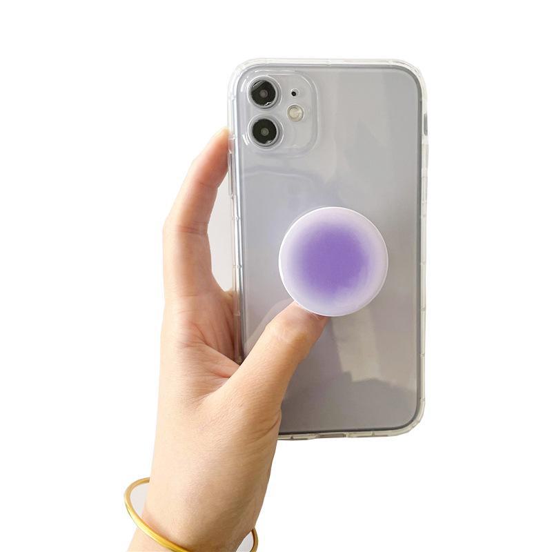 Korean Creative Gradient Desktop Retractable Phone Stand & Finger Ring