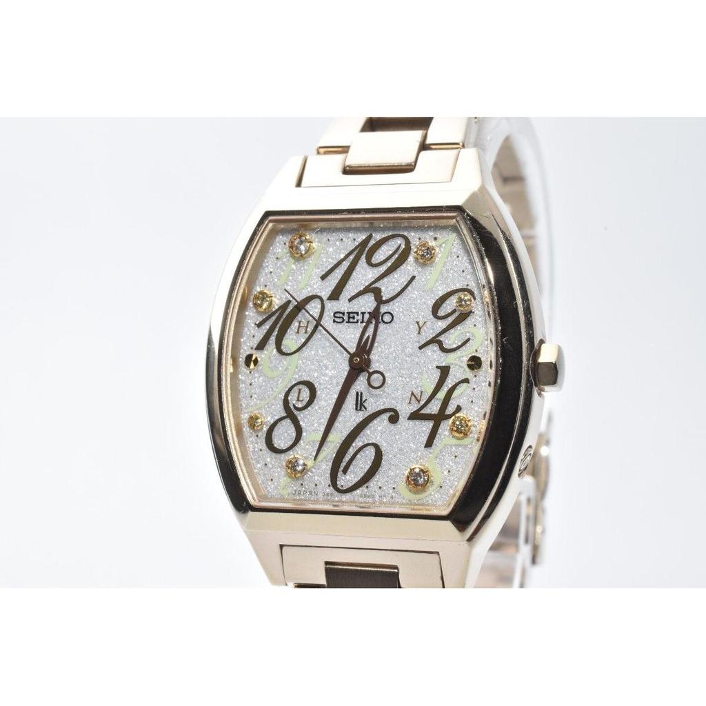 Used SEIKO Lukia 3B51-0AM0 Gold Ladies Watch