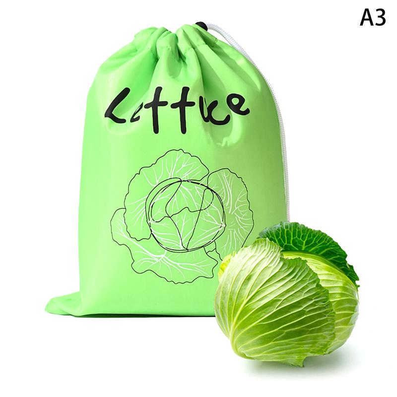 Fruit Vegetable Freshkeeping Bag Banana Storage Bag Vegetable Preservation Anti Ripening Insulated Drawstring Reusable