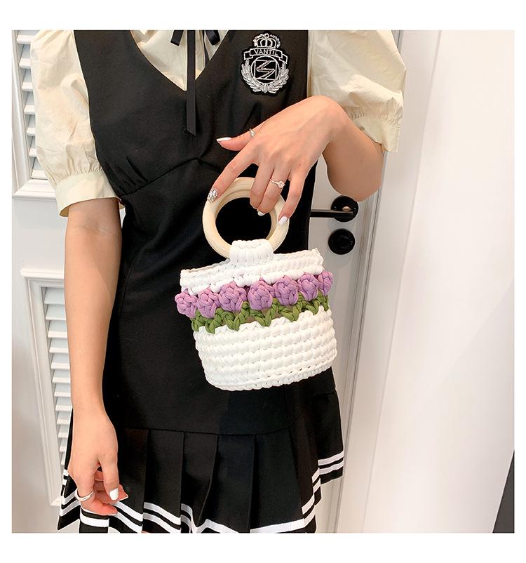 Tulip Hand-Woven Crossbody Bag DIY Kit - Perfect Gift for Your Bestie or Girlfriend