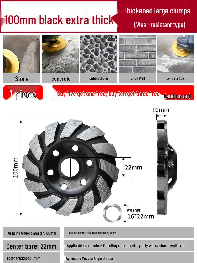 Diamond Concrete Grinding and Polishing Disc for Angle Grinders