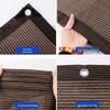 Outdoor Privacy Screen Fence Netting, Balcony Shade Cloth Sunblock Mesh, Garden Backyard Shielding Cover, UV Protection Security Net