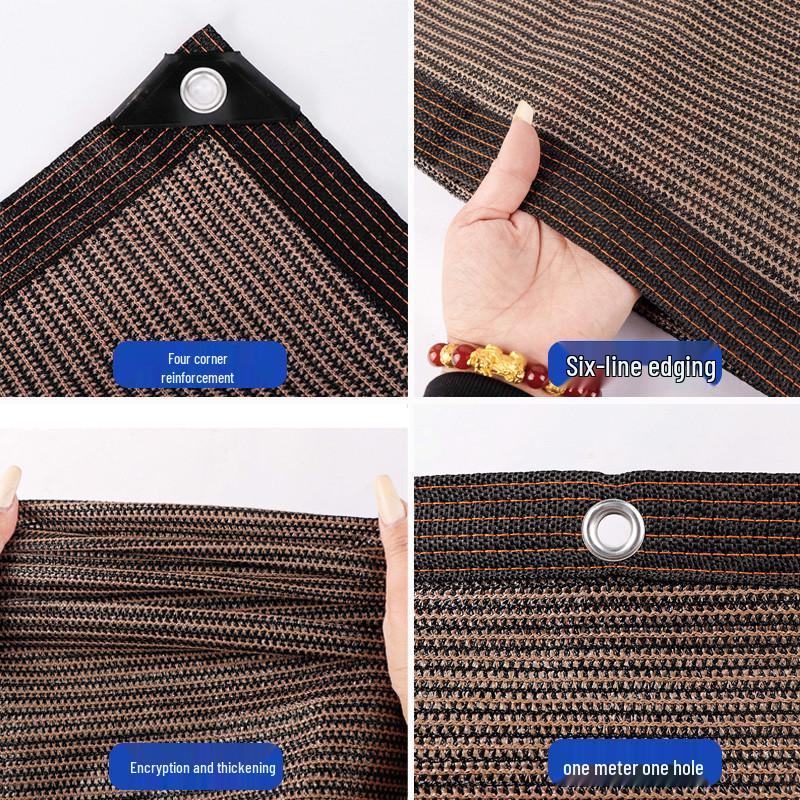 Outdoor Privacy Screen Fence Netting, Balcony Shade Cloth Sunblock Mesh, Garden Backyard Shielding Cover, UV Protection Security Net