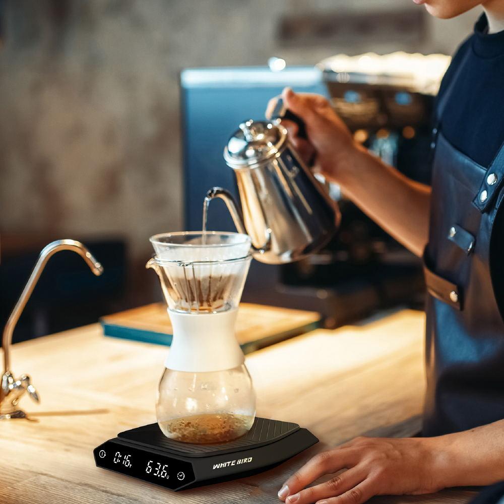High Precision Coffee Scale Electronic Hand Drip Coffee Scale LCD Display Food Kitchen Scale Balance Digital Scale With Timer