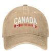 Canada Is Not For Sale Baseball Cap Vintage Unisex Women Trucker Dad Hat SunProof Outdoor Gym Baseball Caps Birthday Present