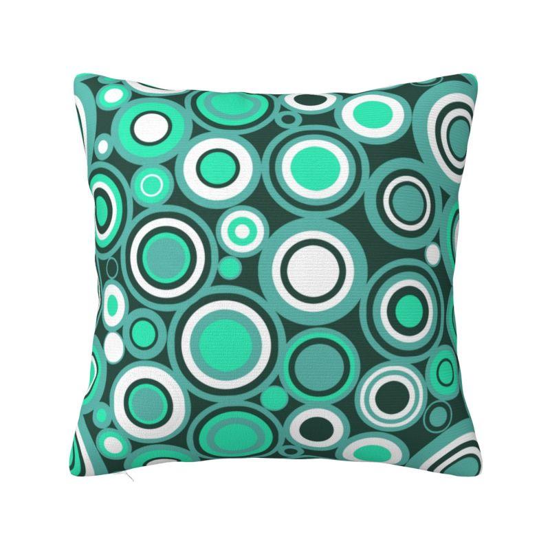 Custom 70s Pattern Retro Inustrial In Orange And Dark Brown Cushion Cover Modern Geometric Soft Nordic Pillow Living Room