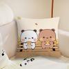Cartoon Bubu and dudu  cushion cover Pillow Case Plush Fabric Soft Double Sided Print Sofa Cushion Cover Throw Pillow Covers