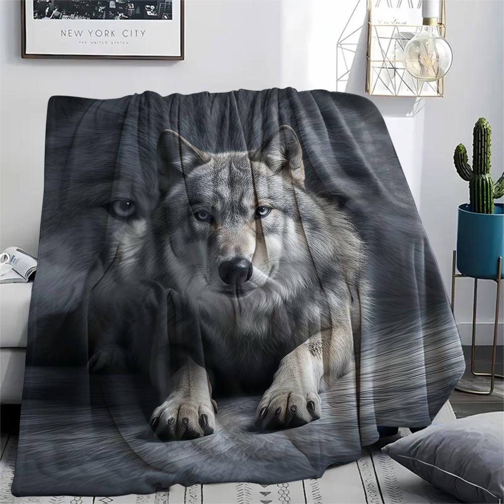 1 Manta de Franela con Estampado de Dibujos Animados, Alta Calidad, Cómoda para Todas las Estaciones, Decoración del Hogar, Calidez y Confort, Perfecta para Regalo de Navidad o Cumpleaños