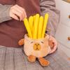 Cartoon Cute Capybara Fries Bag Funny Expression Plush Toy Doll Grab Machine Doll