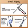 Magnetic Phone Tripod Stand Foldable Portable Magnetic Phone Holder Adjustable Phone Mount for Magsafe