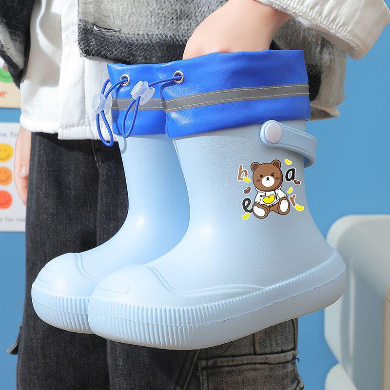 Girls' Waterproof Rain Boots - 2026 Style for Ages 6-10, Non-slip and Perfect for School.
