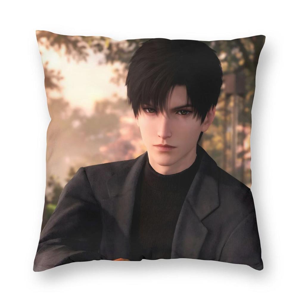 Love And Deepspace Zayne Pillowcase Double-sided Printing Polyester Cushion Cover Decor Throw Pillow Case Cover Home Zipper