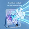 Ultra-Thin USB Rechargeable Desktop Fan with Strong Wind