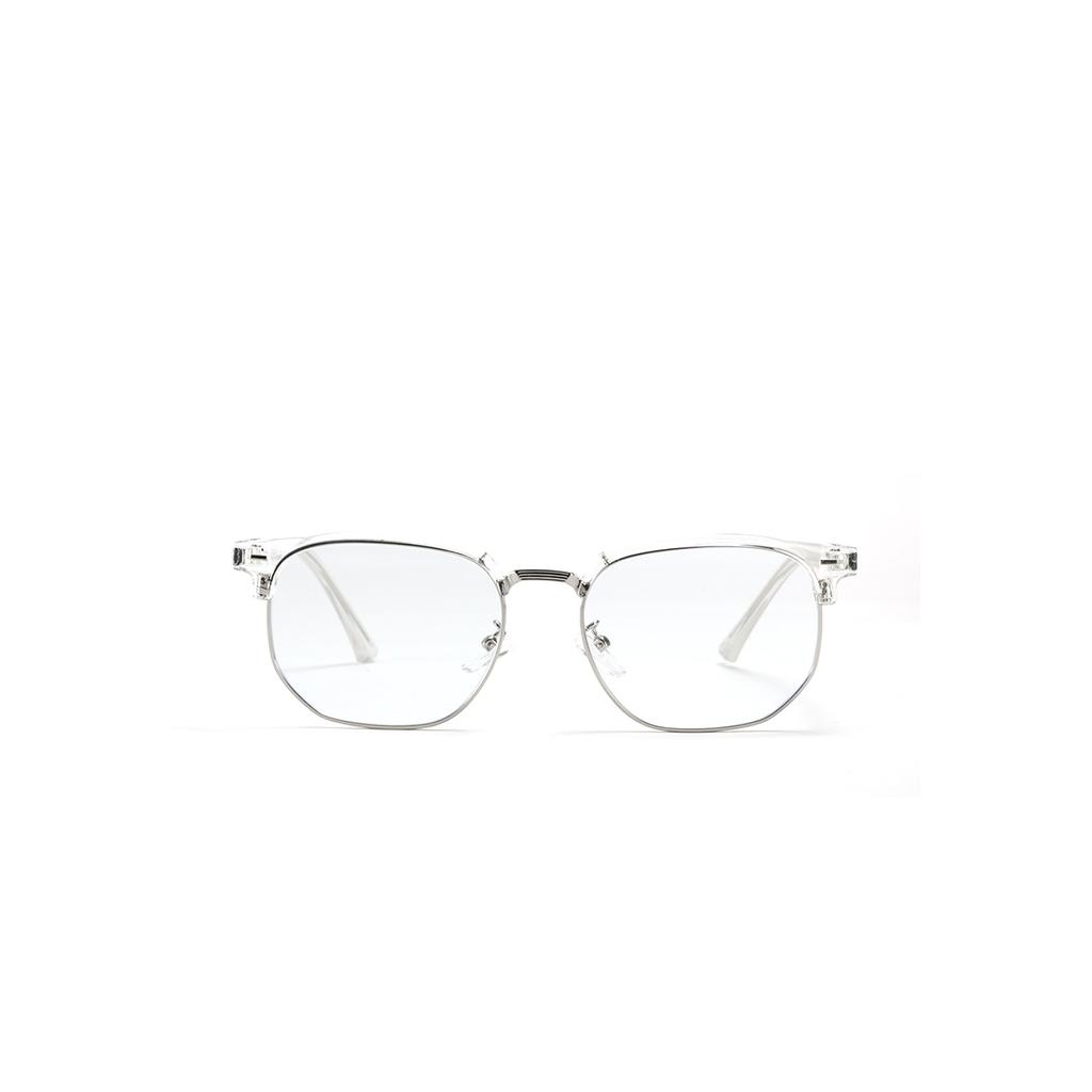Glasses Semi-Metal Round Small Fresh Plain Glasses Female Flat Glasses Male
