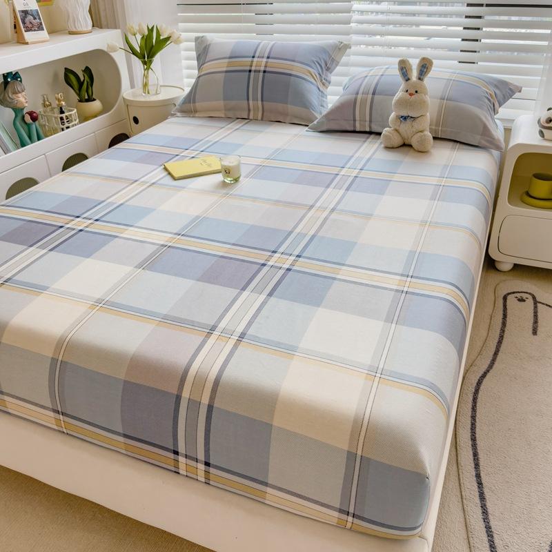 Cotton Printed Mattress, Simmons Mattress Protective Cover, Pure Cotton Lazy Bedspread Pillowcase