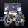 Mini Computer Speaker Home Stereo Subwoofer Surround Sound with 3.5MM AUX Music Player for Computers and Laptops