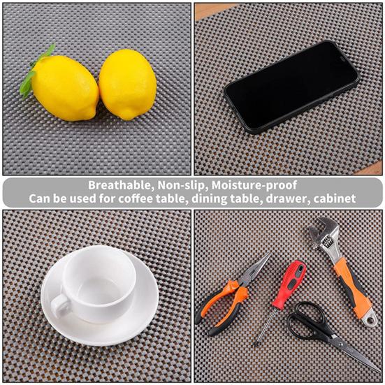 Non-slip Mat Convenient Drawer Liner Mat Versatile Cabinets Shelf Protection Pad for Home Room Kitchen