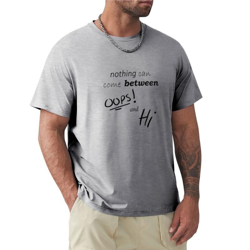 Oops And Hi Tshirt Kawaii Clothes Tshirt Graphics T Shirt Short Sleeve Tee T Shirts For Unisex Cotton