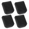 1/2/4Pcs Black Rubber Motorcycle Footrest Pad Anti-slip Base Moto Base Bracket Extension Foot Motorcycle Accessories