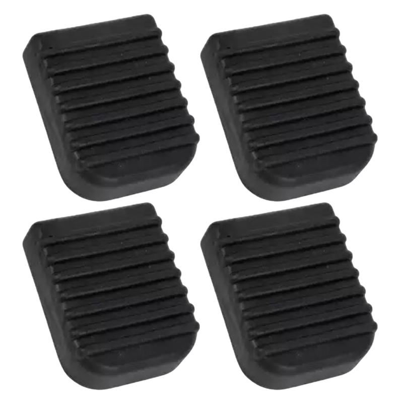 1/2/4Pcs Black Rubber Motorcycle Footrest Pad Anti-slip Base Moto Base Bracket Extension Foot Motorcycle Accessories